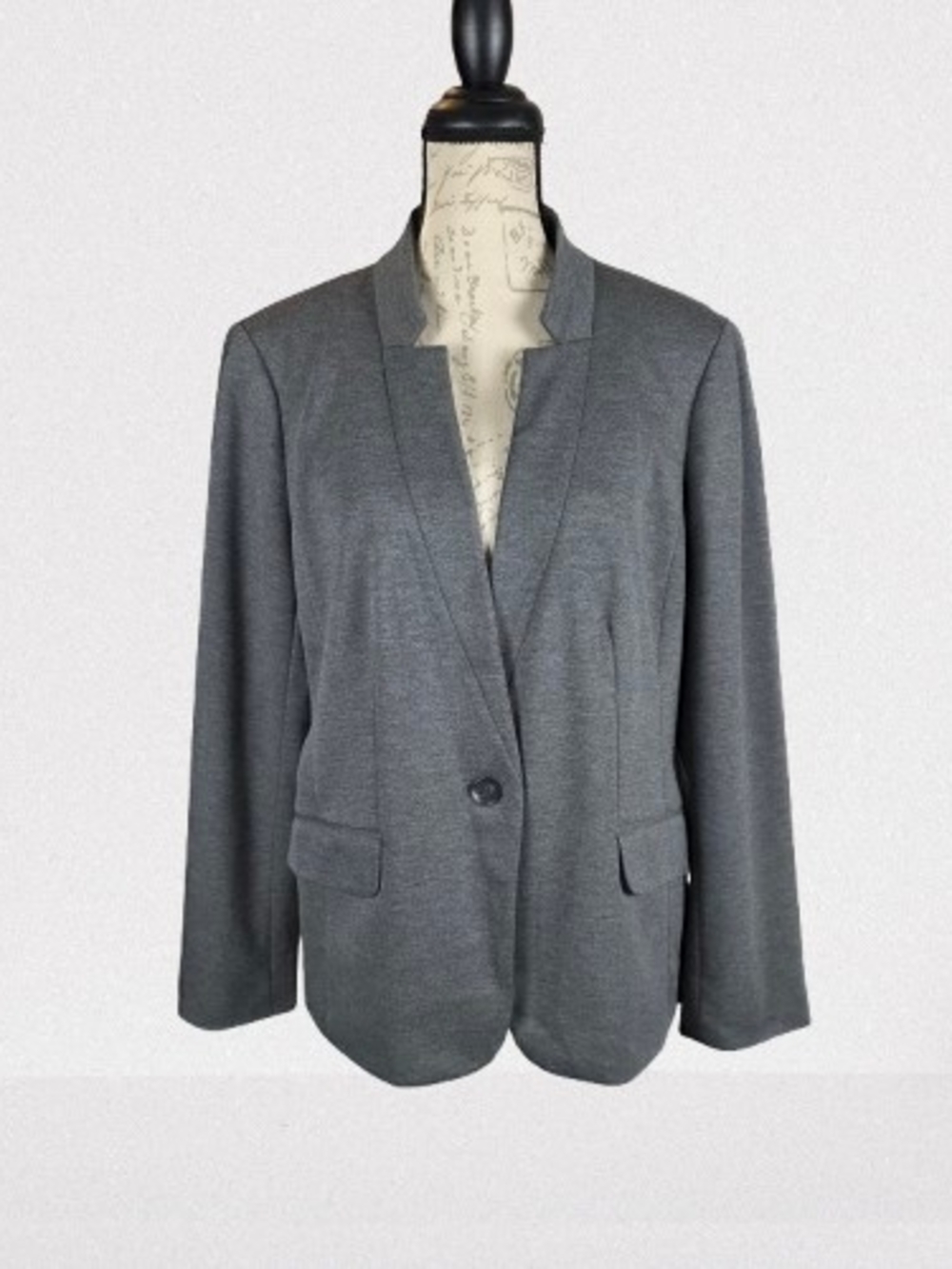 Talbot's Classic Aberdeen Blazer Grey Wmn's 14 Office